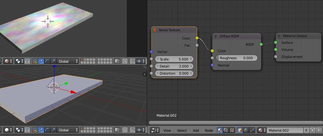 blender procedural wood texture step 1 adding noise node
